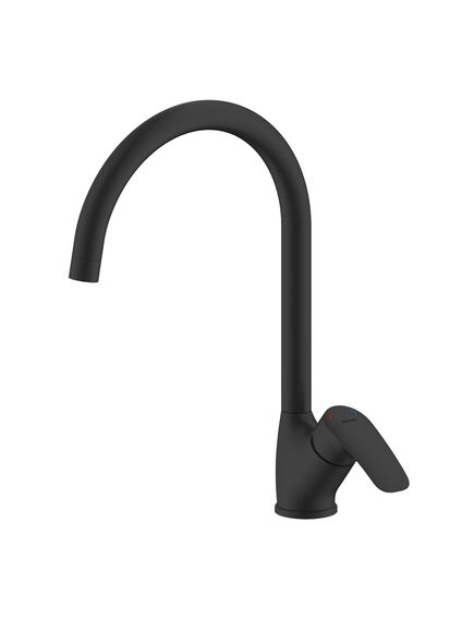 Купить Смеситель для кухни, черный матовый, Rora, Milardo, RORBL0JM05 (rorbl0jm05) по цене 5890 руб., в Санкт-Петебруге в интернет магазине 100-Систем, а также дургие товары MILARDO из раздела Рычажные смесители и Смесители для кухни