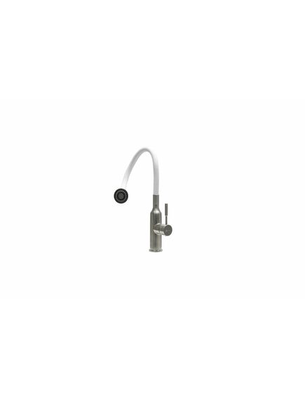 Купить Смеситель Lemark Expert LM5082S-White для кухни с гибким изливом (lm5082s-white) по цене 13880 руб., в Санкт-Петебруге в интернет магазине 100-Систем, а также дургие товары LEMARK из раздела Рычажные смесители и Смесители для кухни