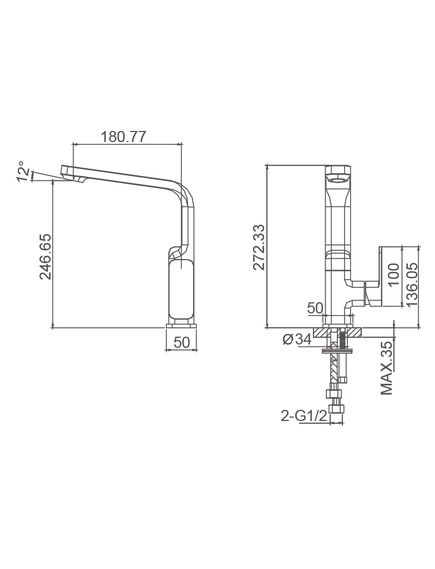 Купить Смеситель для кухни WONZON & WOGHAND ARNIE, Черный матовый (WW-692102-MB) (ww-692102-mb) по цене 36065 руб., в Санкт-Петебруге в интернет магазине 100-Систем, а также дургие товары WONZON & WOGHAND из раздела Рычажные смесители и Смесители для кухни
