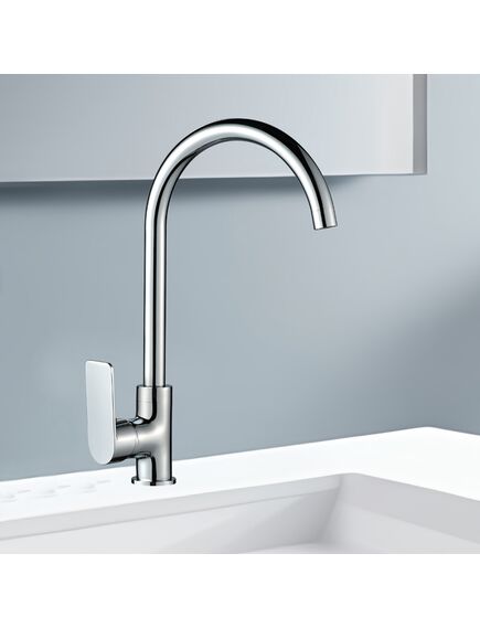 Купить Смеситель для кухни RAY, RAY11-110 (ray11-110) по цене 3990 руб., в Санкт-Петебруге в интернет магазине 100-Систем, а также дургие товары Wesnaart из раздела Рычажные смесители и Смесители для кухни