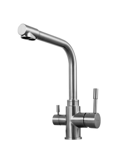 Купить Смеситель Lemark Expert LM5061S для кухни с подключением к фильтру с питьевой водой (lm5061s) по цене 20430 руб., в Санкт-Петебруге в интернет магазине 100-Систем, а также дургие товары LEMARK из раздела Смесители с подключением фильтра и Смесители для кухни