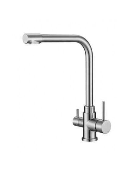 Купить Смеситель для кухни BelBagno Nova BB-LAM15A-IN Сатин (BB-LAM15-IN) по цене 19940 руб., в Санкт-Петебруге в интернет магазине 100-Систем, а также дургие товары BelBagno из раздела Смесители с подключением фильтра и Смесители для кухни