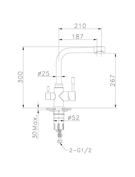 Купить Смеситель Lemark Expert LM5061S для кухни с подключением к фильтру с питьевой водой (lm5061s) по цене 20430 руб., в Санкт-Петебруге в интернет магазине 100-Систем, а также дургие товары LEMARK из раздела Смесители с подключением фильтра и Смесители для кухни
