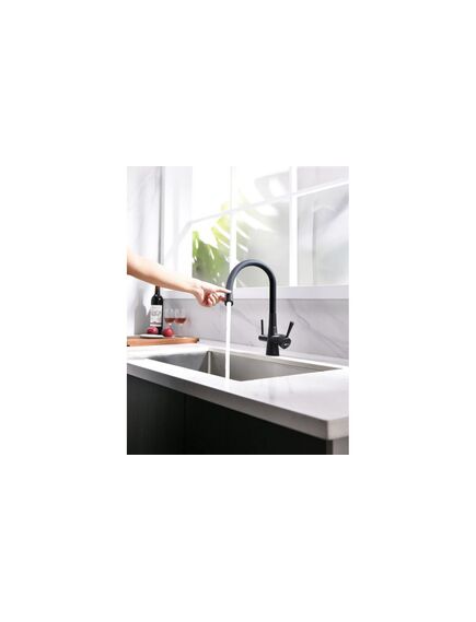 Купить Смеситель Lemark Comfort LM3075BL для кухни  с подключением к фильтру с питьевой водой (lm3075bl) по цене 17760 руб., в Санкт-Петебруге в интернет магазине 100-Систем, а также дургие товары LEMARK из раздела Смесители с подключением фильтра и Смесители для кухни