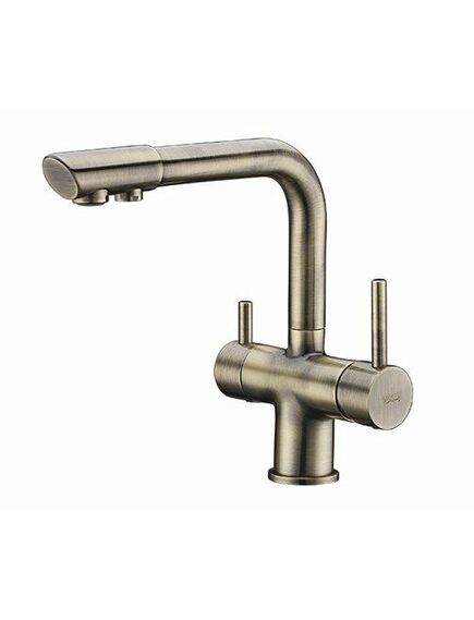 Купить Смеситель для кухни WasserKRAFT A8037 Светлая бронза (a8037) по цене 17922 руб., в Санкт-Петебруге в интернет магазине 100-Систем, а также дургие товары WasserKRAFT из раздела Смесители с подключением фильтра и Смесители для кухни