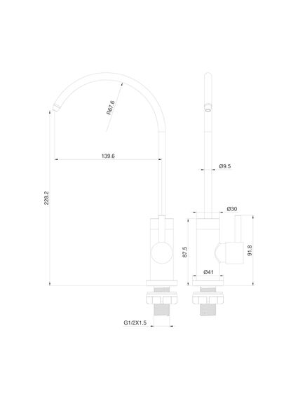 Купить Смеситель для фильтрованной воды WONZON & WOGHAND, Белый матовый (WW-AE4587-MW) (ww-ae4587-mw) по цене 6394.5 руб., в Санкт-Петебруге в интернет магазине 100-Систем, а также дургие товары WONZON & WOGHAND из раздела Смесители с подключением фильтра и Смесители для кухни