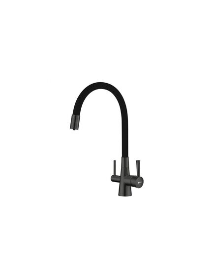 Купить Смеситель Lemark Comfort LM3075GM для кухни  с подключением к фильтру с питьевой водой (lm3075gm) по цене 17950 руб., в Санкт-Петебруге в интернет магазине 100-Систем, а также дургие товары LEMARK из раздела Смесители с подключением фильтра и Смесители для кухни