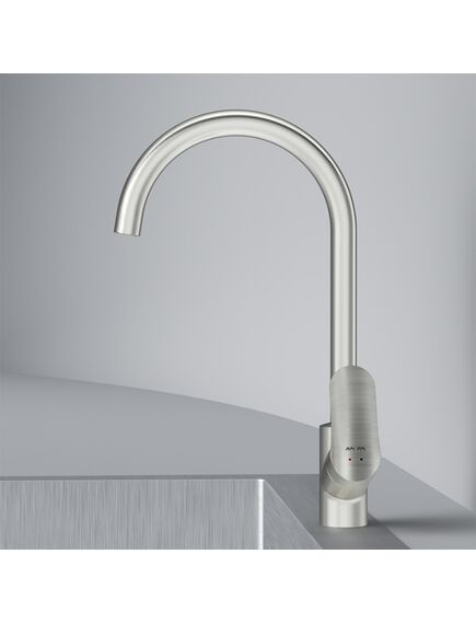 Купить Смеситель для кухни AM.PM Like F8007711 Сатин (f8007711) по цене 15990 руб., в Санкт-Петебруге в интернет магазине 100-Систем, а также дургие товары AM.PM из раздела Смесители с подключением фильтра и Смесители для кухни