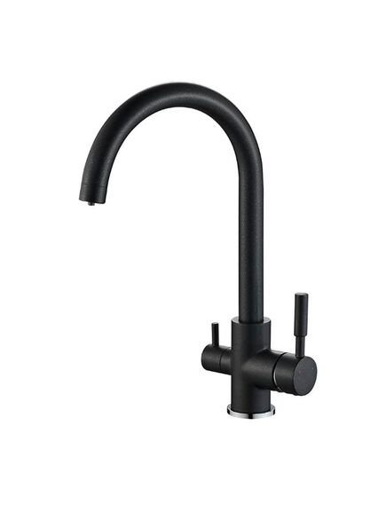 Купить Смеситель для кухни Comfort AQC06BL графит (aqc06bl) по цене 7416.35 руб., в Санкт-Петебруге в интернет магазине 100-Систем, а также дургие товары  из раздела Смесители с подключением фильтра и Смесители для кухни