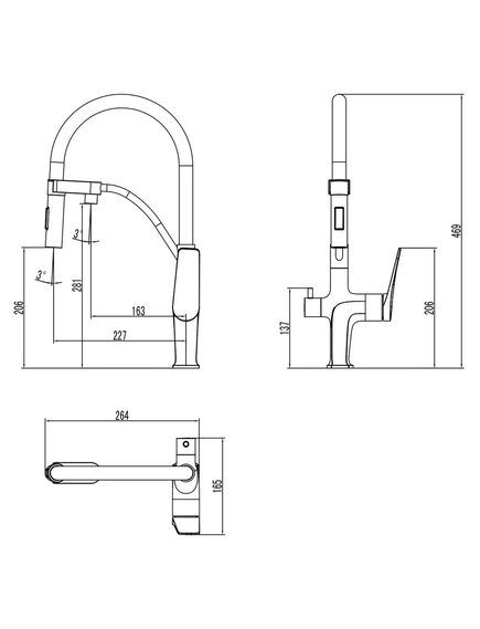 Купить Смеситель Lemark Comfort LM3074C-White для кухни с подключением к фильтру с питьевой водой (lm3074c-white) по цене 25190 руб., в Санкт-Петебруге в интернет магазине 100-Систем, а также дургие товары LEMARK из раздела Смесители с подключением фильтра и Смесители для кухни