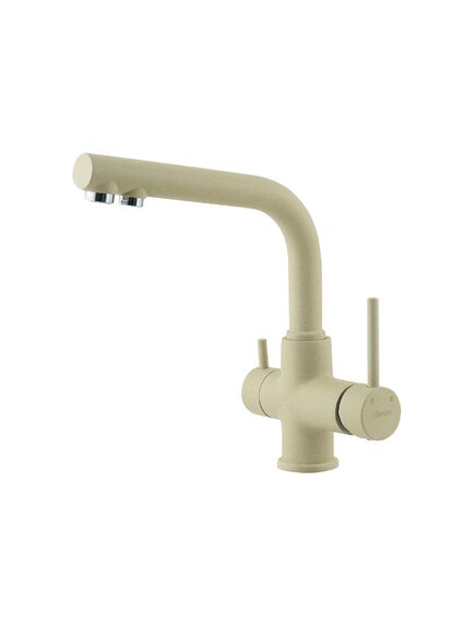 Купить Смеситель для кухни Lemark COMFORT LM3061 с подключением к фильтру питьевой воды, цвет: бежевый (lm3061pbg) по цене 22370 руб., в Санкт-Петебруге в интернет магазине 100-Систем, а также дургие товары LEMARK из раздела Смесители с подключением фильтра и Смесители для кухни