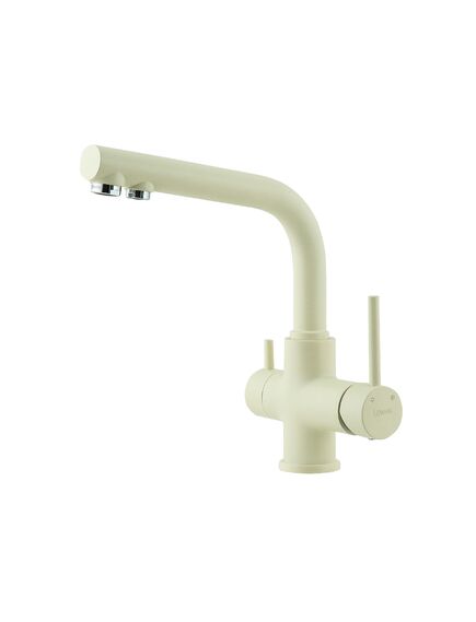 Купить Смеситель для кухни Lemark COMFORT LM3061 с подключением к фильтру питьевой воды, цвет: шампань (lm3061psh) по цене 22370 руб., в Санкт-Петебруге в интернет магазине 100-Систем, а также дургие товары LEMARK из раздела Смесители с подключением фильтра и Смесители для кухни