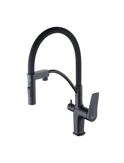 Купить Смеситель Lemark Bronx LM3761BL для кухни с подключением к фильтру с питьевой водой (lm3761bl) по цене 29390 руб., в Санкт-Петебруге в интернет магазине 100-Систем, а также дургие товары LEMARK из раздела Смесители с подключением фильтра и Смесители для кухни
