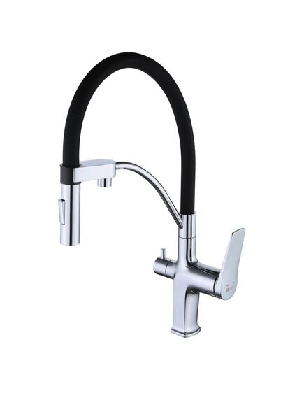 Купить Смеситель Lemark Comfort LM3074C для кухни с подключением к фильтру с питьевой водой (lm3074c) по цене 25190 руб., в Санкт-Петебруге в интернет магазине 100-Систем, а также дургие товары LEMARK из раздела Смесители с подключением фильтра и Смесители для кухни