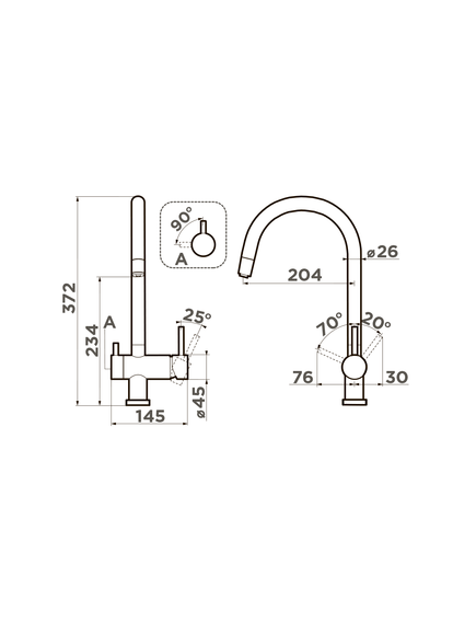 Купить Смеситель Omoikiri Yamada-GB (4994361) по цене 19888 руб., в Санкт-Петебруге в интернет магазине 100-Систем, а также дургие товары Omoikiri из раздела Смесители с подключением фильтра и Смесители для кухни
