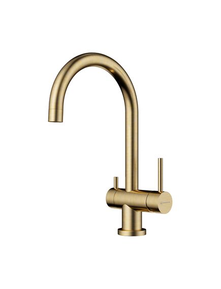 Купить Кухонный смеситель Omoikiri Yamada-AB (4994264) по цене 19888 руб., в Санкт-Петебруге в интернет магазине 100-Систем, а также дургие товары Omoikiri из раздела Смесители с подключением фильтра и Смесители для кухни