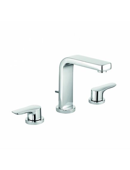 Купить KLUDI PURE&SOLID Смеситель на умывальник на 3 отверстия, арт. 343940575 (343940575) по цене 53030 руб., в Санкт-Петебруге в интернет магазине 100-Систем, а также дургие товары Kludi из раздела Вентильные смесители и Смесители для раковины