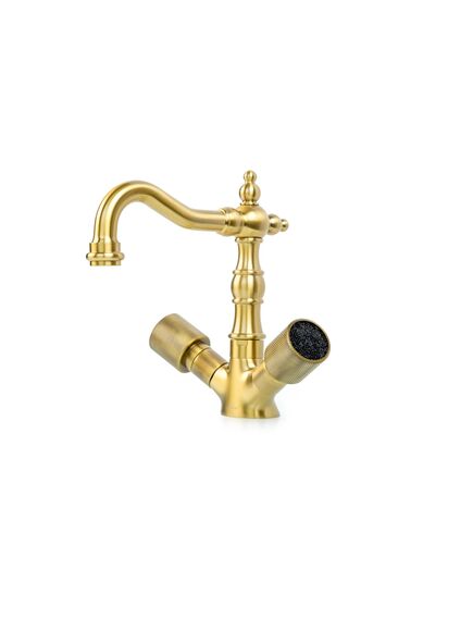 Купить Смеситель для умывальника, высокий (312-royal/crst black) по цене 54336 руб., в Санкт-Петебруге в интернет магазине 100-Систем, а также дургие товары BOHEME из раздела Вентильные смесители и Смесители для раковины