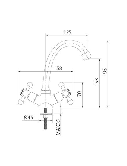 Купить Смеситель для умывальника, Duplex, Milardo, DUPSB00M01 (dupsb00m01) по цене 2990 руб., в Санкт-Петебруге в интернет магазине 100-Систем, а также дургие товары MILARDO из раздела Вентильные смесители и Смесители для раковины
