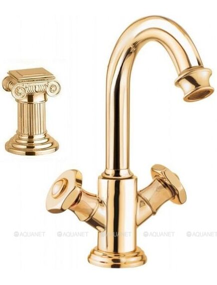 Купить Смеситель для раковины Cezares APHRODITE-LS2-03/24-O, золото (aphrodite-ls2-03/24-o) по цене 80820 руб., в Санкт-Петебруге в интернет магазине 100-Систем, а также дургие товары CEZARES из раздела Вентильные смесители и Смесители для раковины