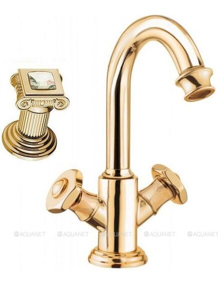 Купить Смеситель для раковины Cezares APHRODITE-LS2-03/24-Sw, золото (aphrodite-ls2-03/24-sw) по цене 83930 руб., в Санкт-Петебруге в интернет магазине 100-Систем, а также дургие товары CEZARES из раздела Вентильные смесители и Смесители для раковины