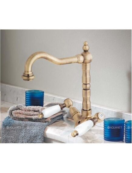 Купить Смеситель для раковины Cezares FIRST-LS2-02-Bi, бронза (first-ls2-02-bi) по цене 45240 руб., в Санкт-Петебруге в интернет магазине 100-Систем, а также дургие товары CEZARES из раздела Вентильные смесители и Смесители для раковины