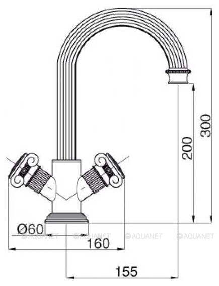 Купить Смеситель Cezares Olimp LS2 02 Sw для раковины (olimp-ls2-02-sw) по цене 73150 руб., в Санкт-Петебруге в интернет магазине 100-Систем, а также дургие товары CEZARES из раздела Вентильные смесители и Смесители для раковины