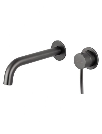 Купить Смеситель для раковины встраиваемый WONZON & WOGHAND STICK, Темный графит (WW-88869017-BGM) (ww-88869017-bgm) по цене 23516 руб., в Санкт-Петебруге в интернет магазине 100-Систем, а также дургие товары WONZON & WOGHAND из раздела Встраиваемые настенные смесители для раковины и Смесители для раковины