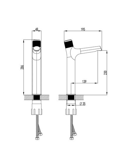 Купить Смеситель Lemark Project LM4679C для раковины, кнопочный (lm4679c) по цене 13180 руб., в Санкт-Петебруге в интернет магазине 100-Систем, а также дургие товары LEMARK из раздела Кнопочные смесители и Смесители для раковины
