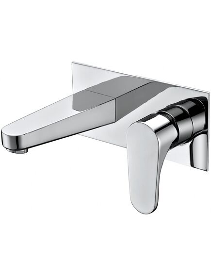 Купить Смеситель ABBER Eleganz AF8312 для раковины скрытого монтажа, хром (af8312) по цене 11200 руб., в Санкт-Петебруге в интернет магазине 100-Систем, а также дургие товары ABBER из раздела Встраиваемые настенные смесители для раковины и Смесители для раковины