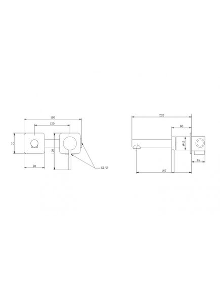 Купить Смеситель ABBER Emotion AF8812W для раковины скрытого монтажа, белый (af8812w) по цене 18800 руб., в Санкт-Петебруге в интернет магазине 100-Систем, а также дургие товары ABBER из раздела Встраиваемые настенные смесители для раковины и Смесители для раковины
