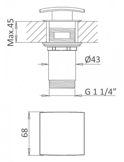 Купить Смеситель для раковины Cezares PORTA-BLI2-NOP, черный (porta-bli2-nop) по цене 38300 руб., в Санкт-Петебруге в интернет магазине 100-Систем, а также дургие товары CEZARES из раздела Встраиваемые настенные смесители для раковины и Смесители для раковины