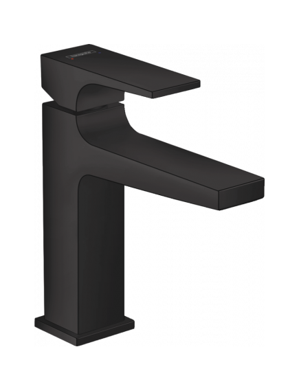 Купить HG Metropol, смес. 32507 для рак., 110мм, Push-Open,  мат/черный (32507670) по цене 46902 руб., в Санкт-Петебруге в интернет магазине 100-Систем, а также дургие товары HANSGROHE из раздела Рычажные смесители и Смесители для раковины