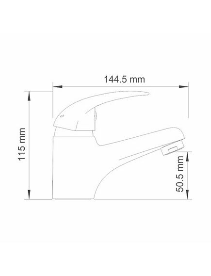 Купить Смеситель для раковины WasserKRAFT Isen 2603 Хром (2603) по цене 7480 руб., в Санкт-Петебруге в интернет магазине 100-Систем, а также дургие товары WasserKRAFT из раздела Рычажные смесители и Смесители для раковины
