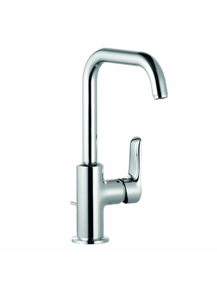 Купить KLUDI PURE&SOLID Однорычажный смеситель на умывальник, боковое управление, без донного клапана, арт. 340240575 (340240575) по цене 23680 руб., в Санкт-Петебруге в интернет магазине 100-Систем, а также дургие товары Kludi из раздела Рычажные смесители и Смесители для раковины