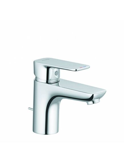 Купить KLUDI PURE&STYLE Однорычажный смеситель на умывальник 75, c донным клапаном, арт. 403820575 (403820575) по цене 20280 руб., в Санкт-Петебруге в интернет магазине 100-Систем, а также дургие товары Kludi из раздела Рычажные смесители и Смесители для раковины