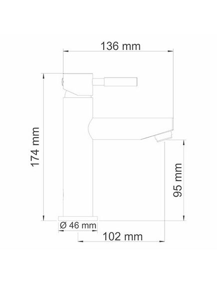 Купить Смеситель WasserKRAFT Main для умывальника 4104 (4104) по цене 11570 руб., в Санкт-Петебруге в интернет магазине 100-Систем, а также дургие товары WasserKRAFT из раздела Рычажные смесители и Смесители для раковины