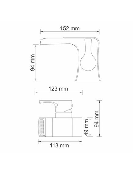 Купить Смеситель для раковины WasserKRAFT Berkel 4869 Хром (4869) по цене 21610 руб., в Санкт-Петебруге в интернет магазине 100-Систем, а также дургие товары WasserKRAFT из раздела Рычажные смесители и Смесители для раковины