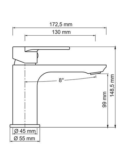 Купить Смеситель для раковины WasserKRAFT Elbе 7403 Черный (7403) по цене 13640 руб., в Санкт-Петебруге в интернет магазине 100-Систем, а также дургие товары WasserKRAFT из раздела Рычажные смесители и Смесители для раковины