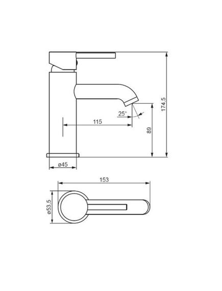 Купить 360210500 Scandinavian Pure, смеситель для умывальника, розовое золото (360210500) по цене 6990 руб., в Санкт-Петебруге в интернет магазине 100-Систем, а также дургие товары DAMIXA из раздела Рычажные смесители и Смесители для раковины