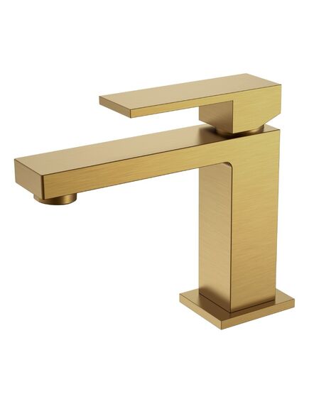Купить Cмеситель для умывальника Qubic Bronze (471-br) по цене 18646 руб., в Санкт-Петебруге в интернет магазине 100-Систем, а также дургие товары BOHEME из раздела Рычажные смесители и Смесители для раковины