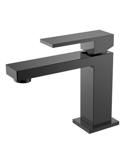 Купить Cмеситель для умывальника Qubic Shinny Gun Metal (471-SGM) по цене 18646 руб., в Санкт-Петебруге в интернет магазине 100-Систем, а также дургие товары BOHEME из раздела Рычажные смесители и Смесители для раковины