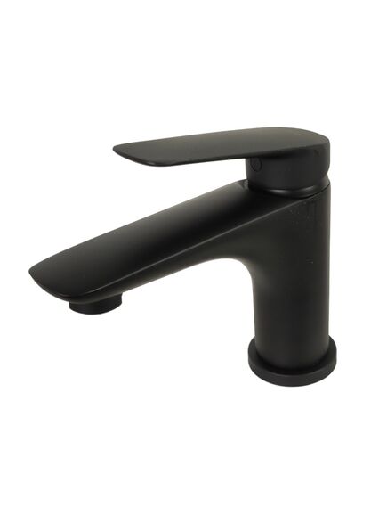 Купить Смеситель для раковины Paini Laguna, черный (layo205) по цене 9768 руб., в Санкт-Петебруге в интернет магазине 100-Систем, а также дургие товары Paini из раздела Рычажные смесители и Смесители для раковины