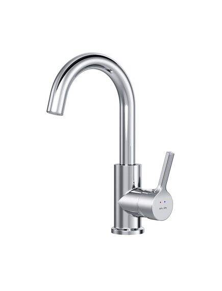 Купить F85B02700  X-Joy S смеситель для раковины с поворотным изливом, хром (F85B02700) по цене 6690 руб., в Санкт-Петебруге в интернет магазине 100-Систем, а также дургие товары AM.PM из раздела Рычажные смесители и Смесители для раковины