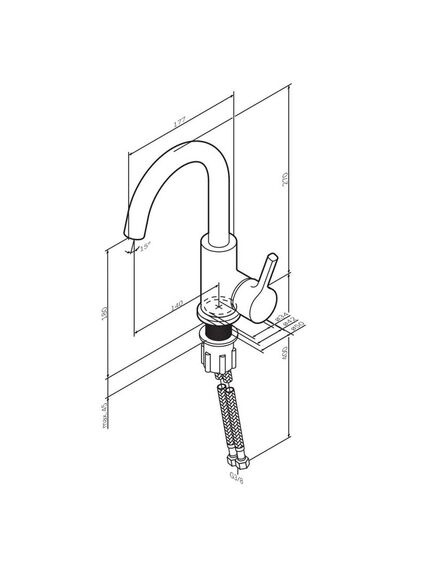 Купить F85B02700  X-Joy S смеситель для раковины с поворотным изливом, хром (F85B02700) по цене 6690 руб., в Санкт-Петебруге в интернет магазине 100-Систем, а также дургие товары AM.PM из раздела Рычажные смесители и Смесители для раковины