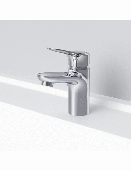 Купить F85C02100 Sunny, смеситель для умывальника, хром, шт (f85c02100) по цене 7390 руб., в Санкт-Петебруге в интернет магазине 100-Систем, а также дургие товары AM.PM из раздела Рычажные смесители и Смесители для раковины