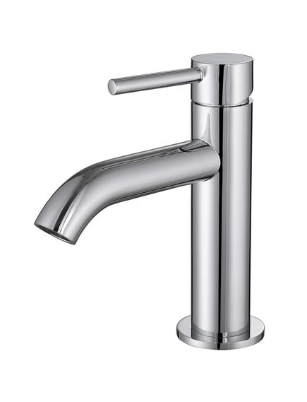 Купить Смеситель ABBER Wasser Kreis AF8110 для раковины, хром (af8110) по цене 10400 руб., в Санкт-Петебруге в интернет магазине 100-Систем, а также дургие товары ABBER из раздела Рычажные смесители и Смесители для раковины