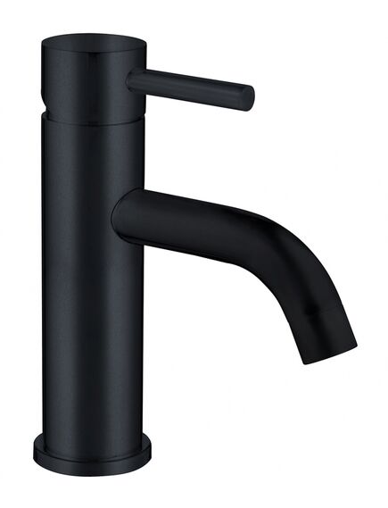 Купить Смеситель ABBER Wasser Kreis AF8110B для раковины, черный матовый (af8110b) по цене 14000 руб., в Санкт-Петебруге в интернет магазине 100-Систем, а также дургие товары ABBER из раздела Рычажные смесители и Смесители для раковины