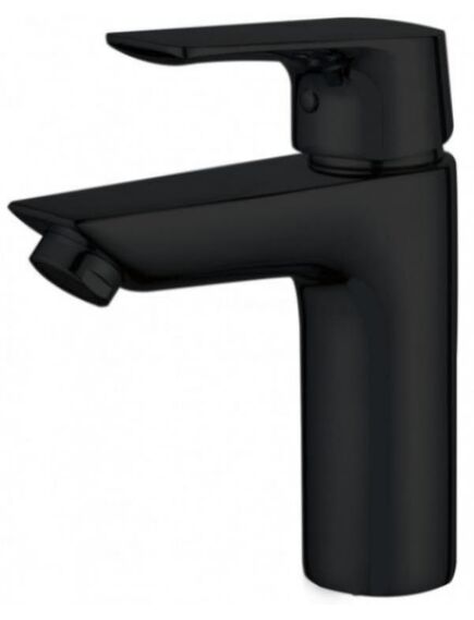 Купить Смеситель для раковины Aquanet Static Black AF330-10B (af330-10b) по цене 6570 руб., в Санкт-Петебруге в интернет магазине 100-Систем, а также дургие товары AQUANET из раздела Рычажные смесители и Смесители для раковины