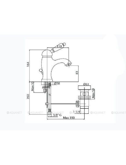 Купить Смеситель для раковины Cezares ELITE-LSM1-03/24-M, золото (elite-lsm1-03/24-m) по цене 41570 руб., в Санкт-Петебруге в интернет магазине 100-Систем, а также дургие товары CEZARES из раздела Рычажные смесители и Смесители для раковины
